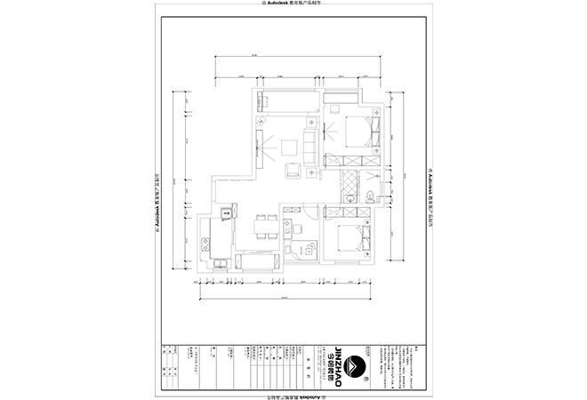 蓝鼎假日金榈园-110平米现代简约