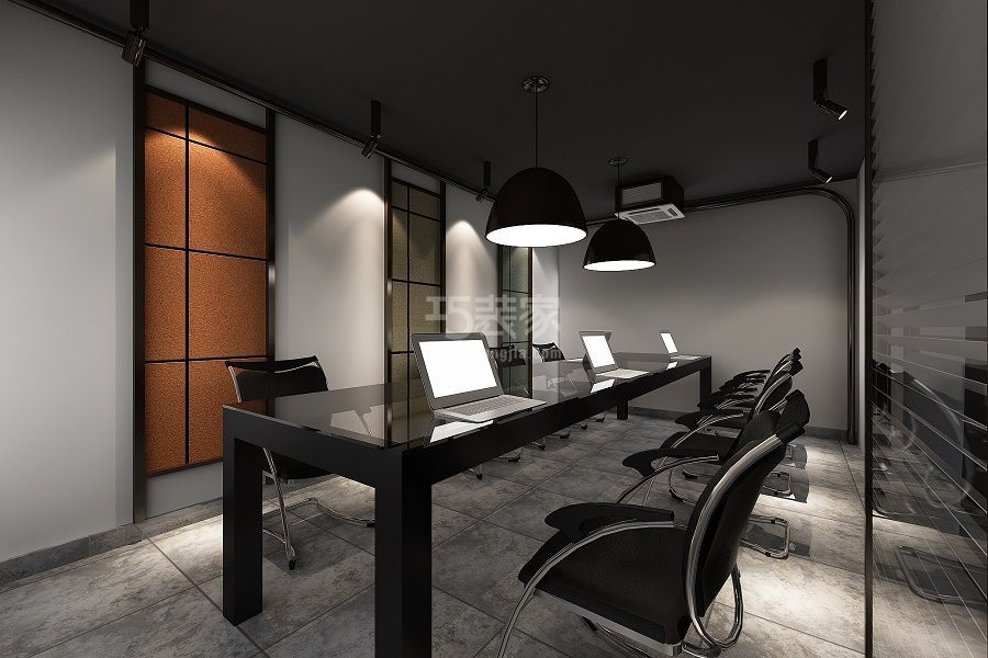 -蔚蓝商务港141㎡工业风格