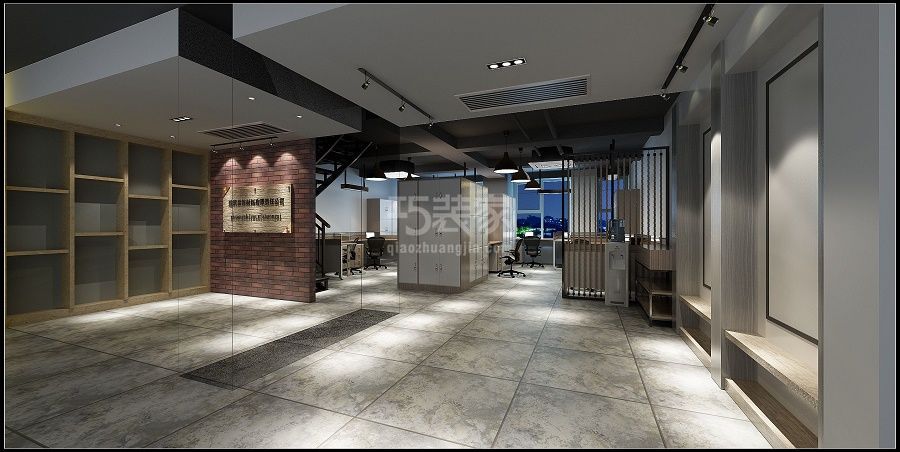 -蔚蓝商务港141㎡工业风格