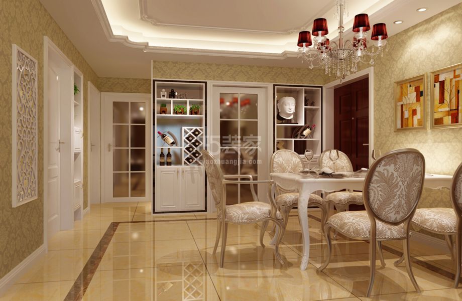 -中铁品园98平简欧风格