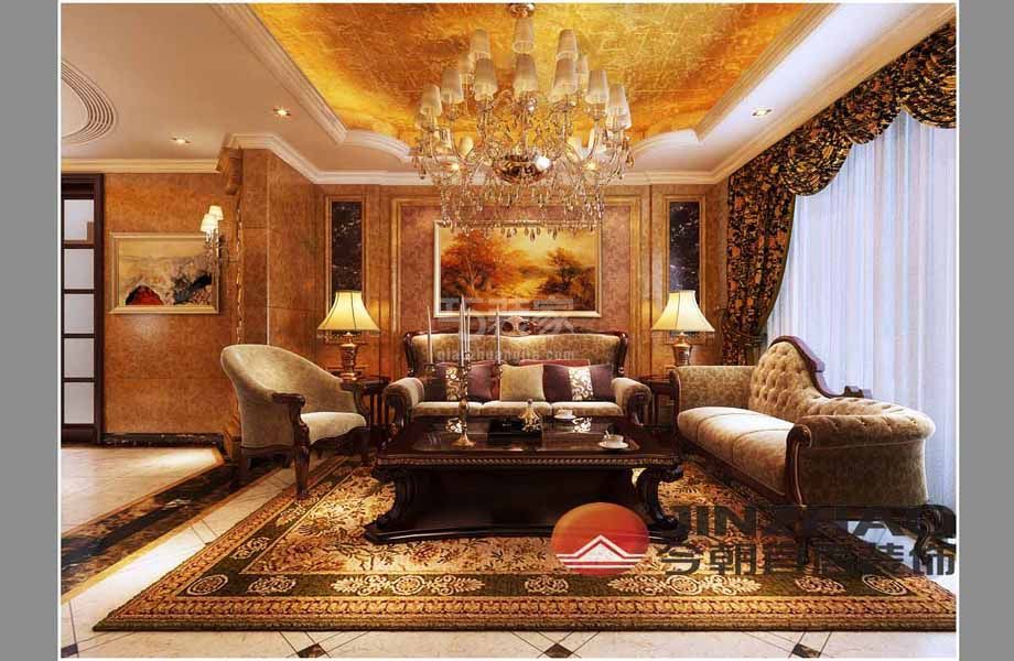 -枫丹园145平方豪华欧式装修