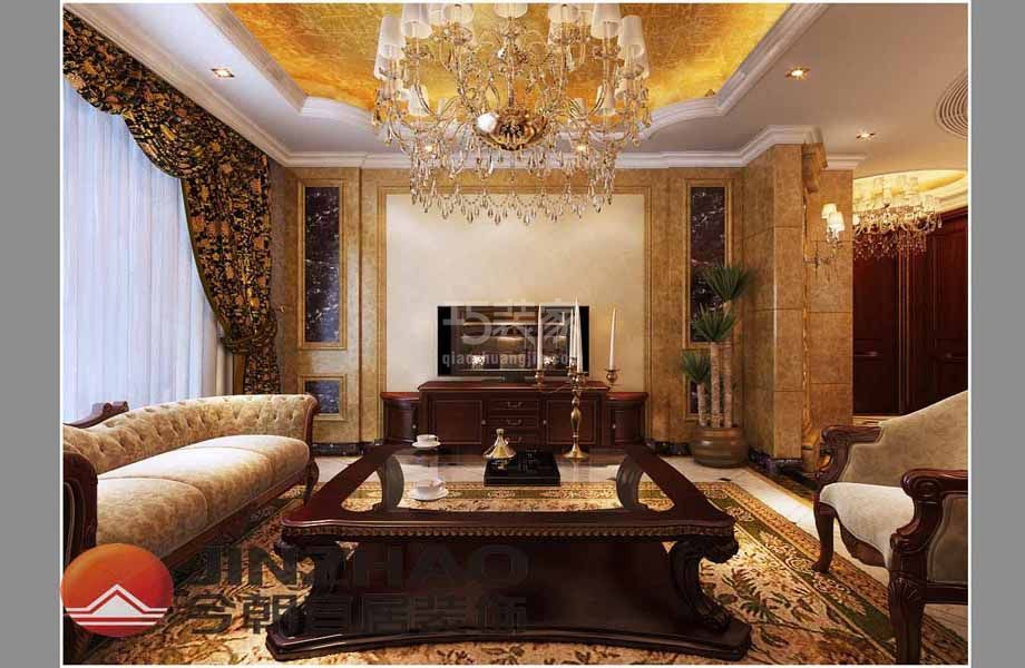 -枫丹园145平方豪华欧式装修