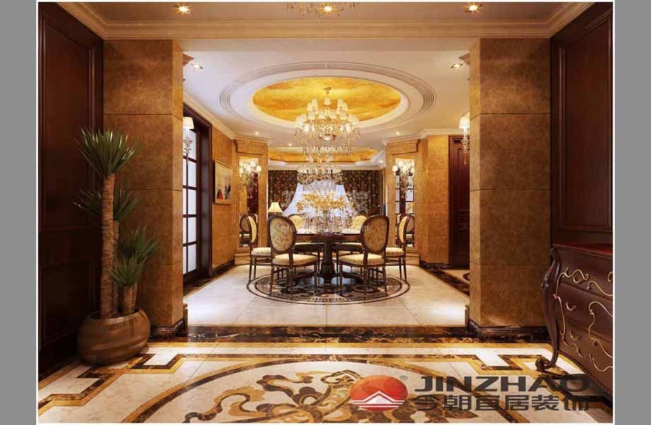 -枫丹园145平方豪华欧式装修