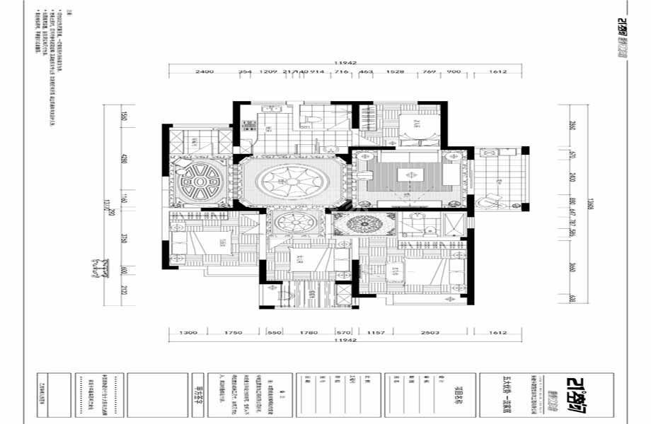 -枫丹园145平方豪华欧式装修