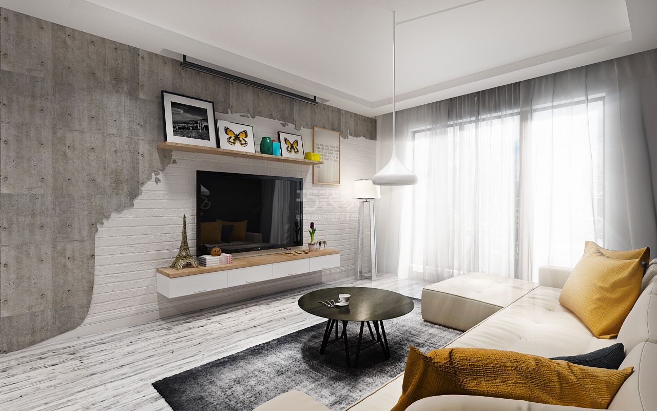 -银杏苑 98平 北欧风格