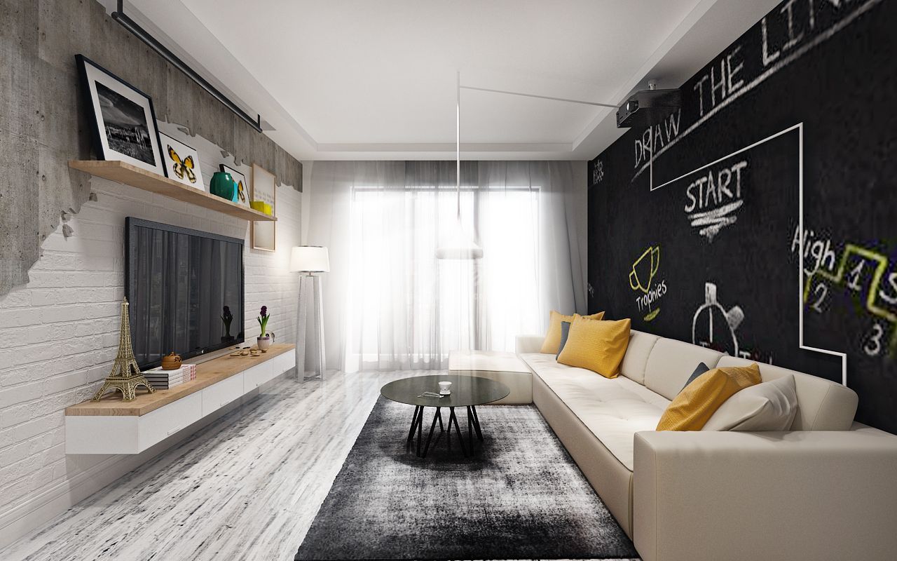 -银杏苑 98平 北欧风格